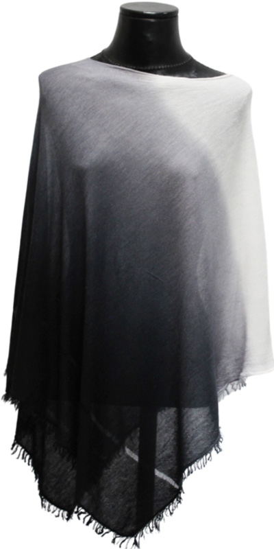 long ombre poncho picture