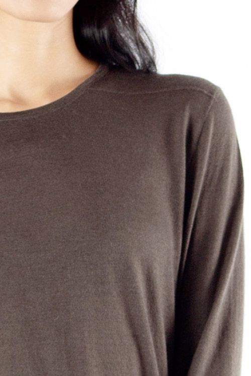 thea - long sleeve t with shoulder detail thea - long sleeve t with shoulder detail